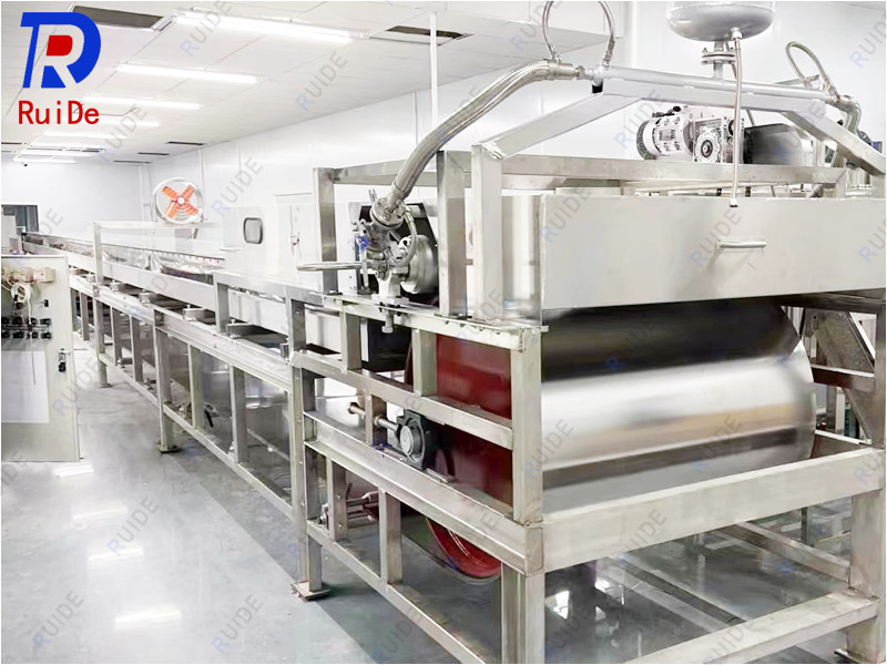 热熔胶钢带造粒机